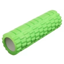 Роллер для йоги 29 х 9 см, массажный, цвет зелёный