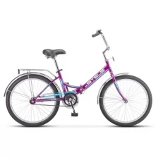 Велосипед складной STELS Pilot 710 24" Z010 Фиолетовый (требует финальной сборки)