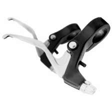 Ручки велосипедного тормоза BLF-203 под 2,5 пальца алюминиевые чёрно-серебристые/460082 для V-образного тормоза