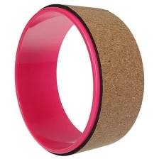 Йога-колесо "Лотос" 33x13 см, цвет розовый./В упаковке шт: 1